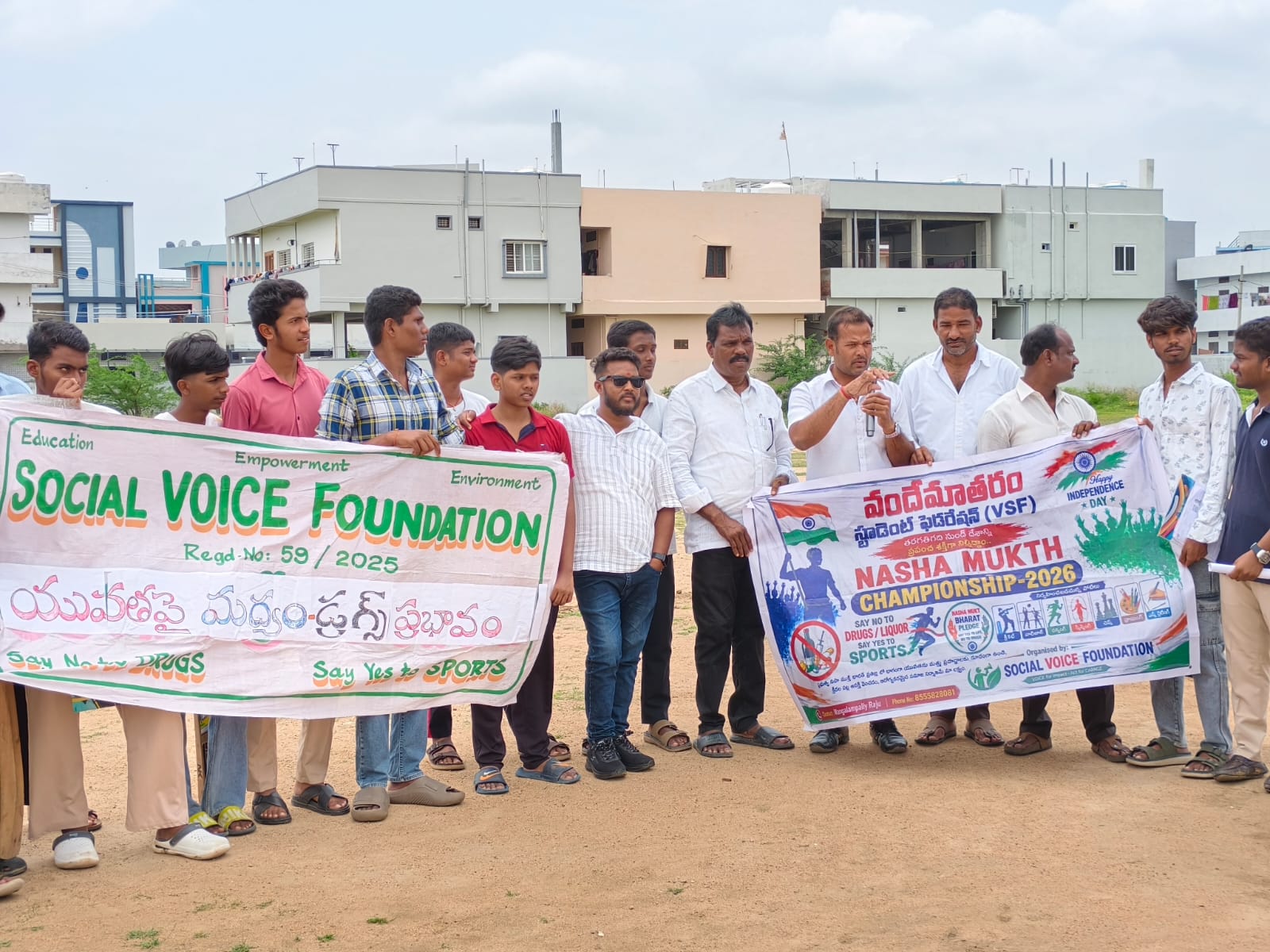 Community Volunteers at Marina Beach Cleanup Drive